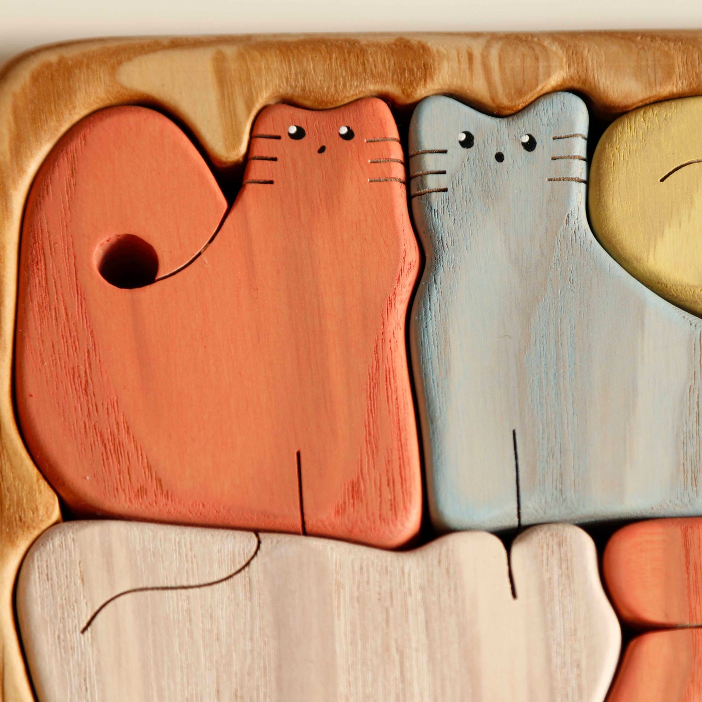 Wooden Cat Puzzle